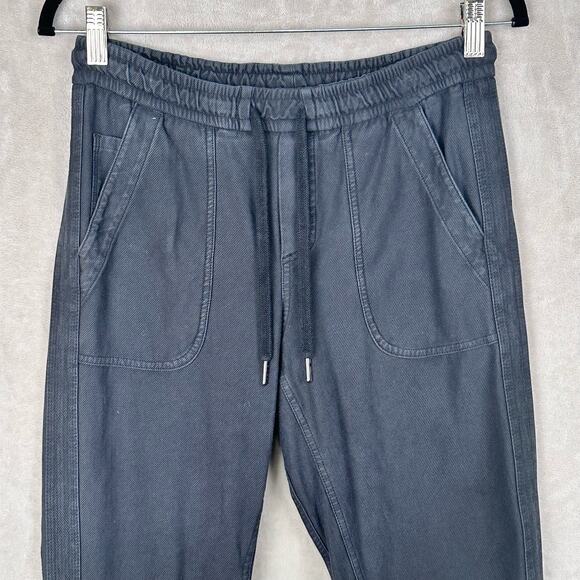 Athleta Pants Womens 0 Black Farallon Jogger Drawstring Pockets Stretch Comfort - Picture 2 of 14